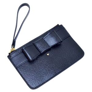 Kate Spade ♠️ Bow Zip Wrislet🎀 👛 Black